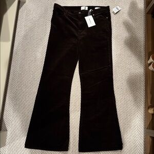 Frame Denim Espresso Corduroy Trousers